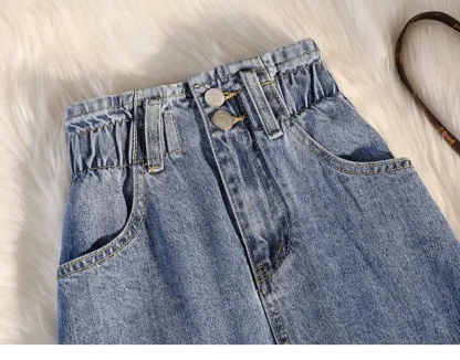 Mid-length Casual Denim Skirt - Image 5