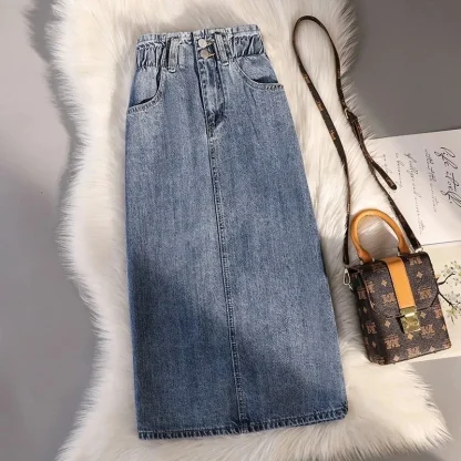 Mid-length Casual Denim Skirt - Image 2