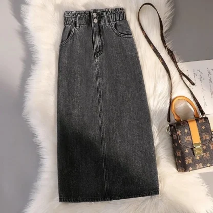 Mid-length Casual Denim Skirt - Image 6