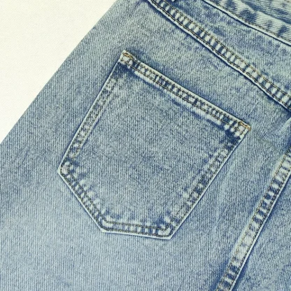 Retro Maxi Loose Fit Denim Skirt - Image 3