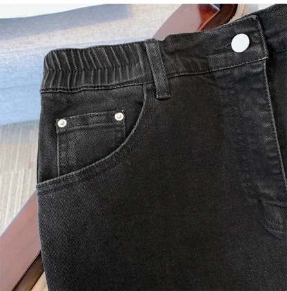 Plus Size Casual Denim Skirt - Image 13