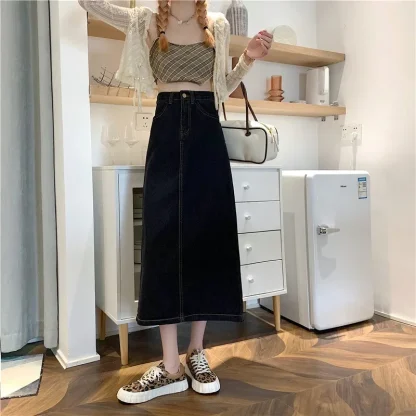 Casual High-waist Denim Skirts - Image 2