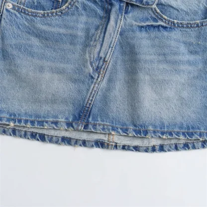 Casual Chic Mini Denim Skirt - Image 8