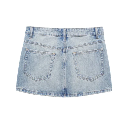 Casual Chic Mini Denim Skirt - Image 10