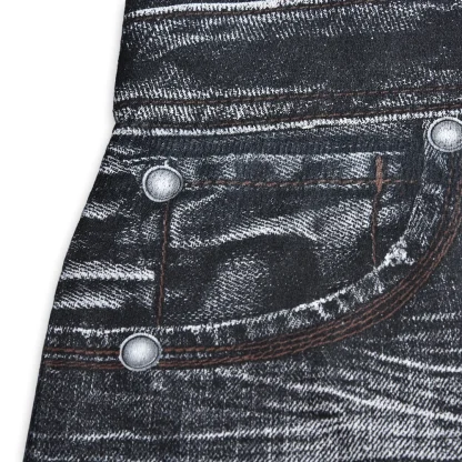 Strechable Mini Denim Skirt - Image 8