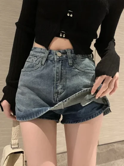 Casual High-waist Denim Skirt - Image 2